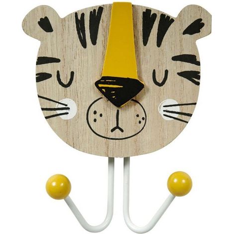 Lot de 3 patères Tigre (1/3)