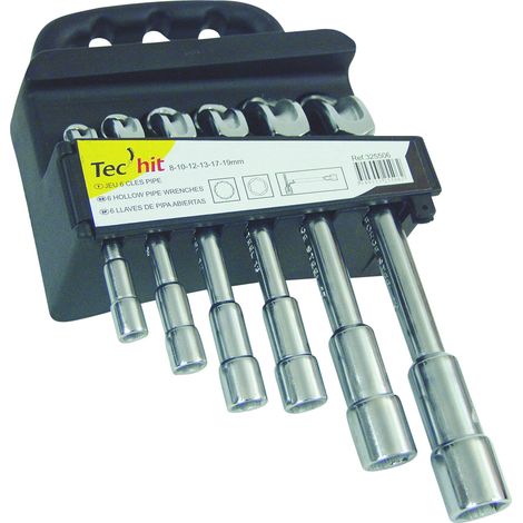 Tec Hit 325506 Set di 6 chiavi a pipa da 8 a 19 mm