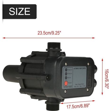 Regolatore di pressione per pompa - pressostato da 10 bar senza cavo - pressostato per pompa dell'acqua 220V - VSIAISV (1/4)