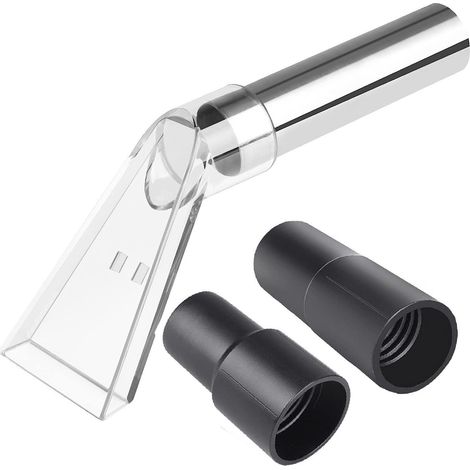 Universal Shop - Accessoire pour extracteur d'aspirateur, variété de main avec tête transparente et adaptateurs de 1-7/8 pouces, 1-1/4 pouces pour tapisserie et nettoyage des meubles et détails (1/5)