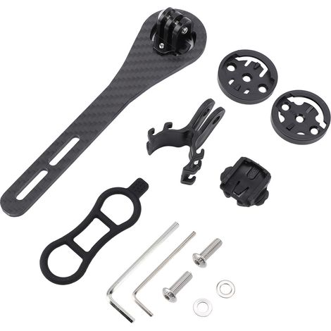 Support de compteur de vélo SIKW Out Front, multifonctionnel et léger, en fibre de carbone, pour éclairage de vélo. (1/5)