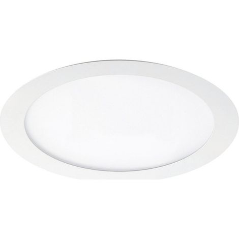 Faretto LED da incasso tondo “Basic LED” (18W 4000K 390lm) IP44 Ø12x2,1cm colore bianco