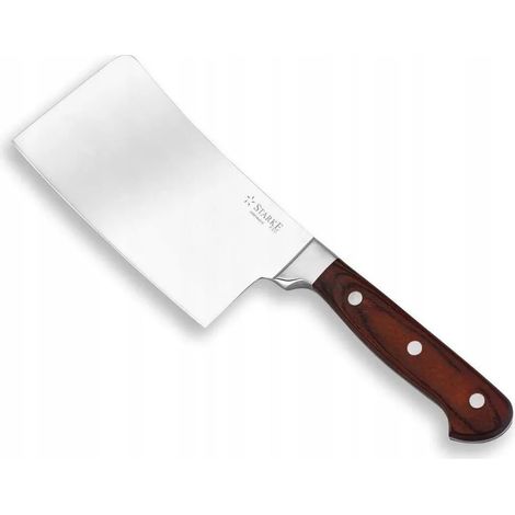 Couteau à viande, hachoir de cuisine, 16,5 cm d'épaisseur, couteau de cuisine Pro Silva en acier (1/3)