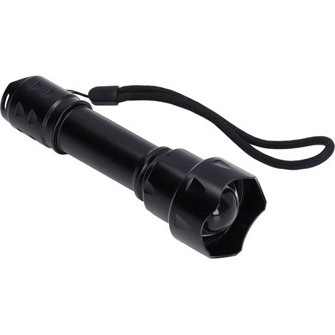 Lampe torche LED L2 5000LM, torche à zoom rotatif, IP65 étanche extérieur pour randonnée, camping, aventure, urgence domestique (livrée sans batterie) (T20) (1/5)