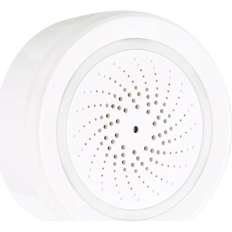 Alarme sirène WiFi intelligente avec alimentation USB, contrôle à distance via application mobile et capteur de température et d'humidité (1/5)