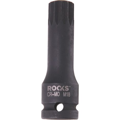 Chiave a bussola a impatto ROOKS Spline M18 1/2" 75 mm (OK-01.5015)
