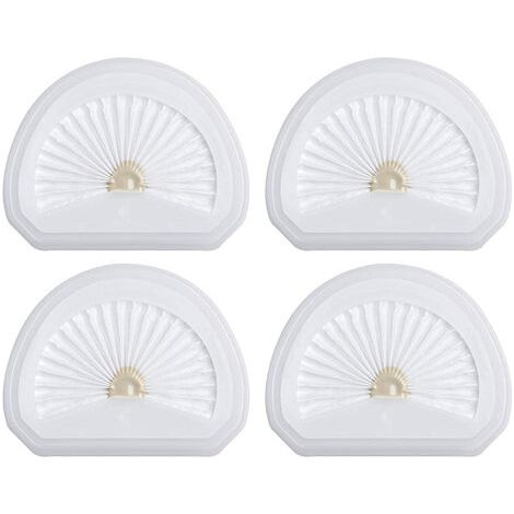 Lot de 4 filtres d'aspirateur à main compatibles avec Black et Decker VLPF10 Filtre de rechange et aspirateur à main Dustbuster HLVA315J HLVA320J00 N575266, remplace la pièce N600601 (1/5)