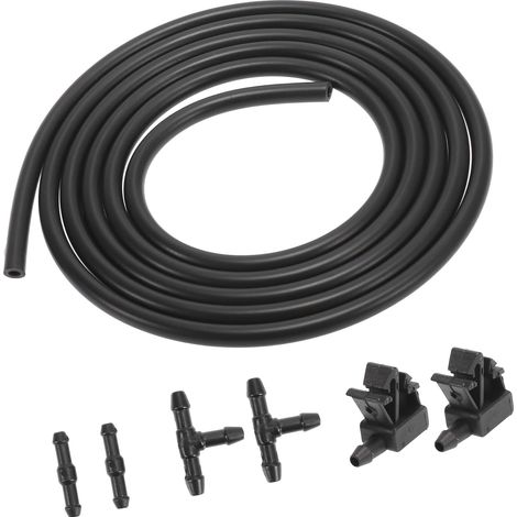 Front Washer Nozzle with 4 Connectors, 2m Washer Hose for Citroen Berlingo for MK2 (Set of 7) (1/4)