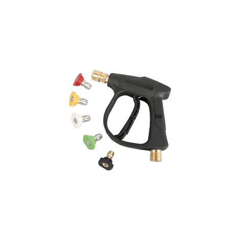 Pistolet Pulvérisateur Haute Pression - 4350 PSI avec 5 Buses, Connexion Rapide, Pour Nettoyeur Karcher et Autres Séries (1/4)