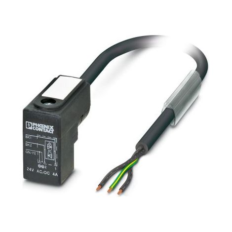 Câble d'actionneur Phoenix Contact 3 conducteurs , DIN 43650 forme C pré-câblé, 1.5m ( Prix pour 1 )