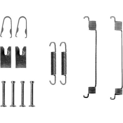 Kit d'accessoires, mâchoire de frein Textar 97015500 FORD 1522222 2S612A225AB