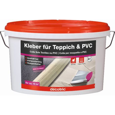 Decotric Kleber für Teppich und PVC 5 kg Teppich- & PVC-Kleber
