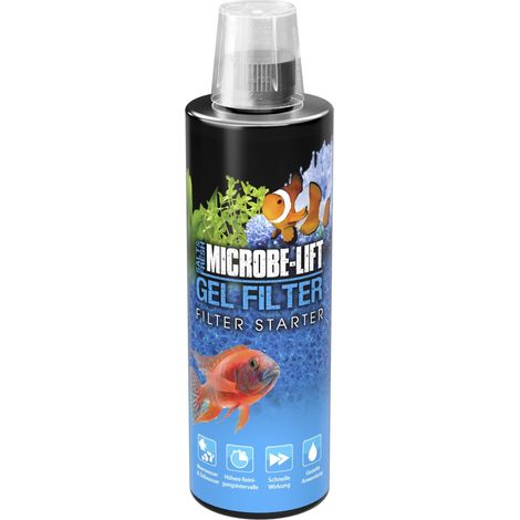 MICROBE-LIFT Filtro Gel – Attivatore batterico per filtro, attività biologica immediata, migliora le prestazioni del filtro, intervalli di pulizia più lunghi, elimina sedimenti e sostanze nocive, (1/5)