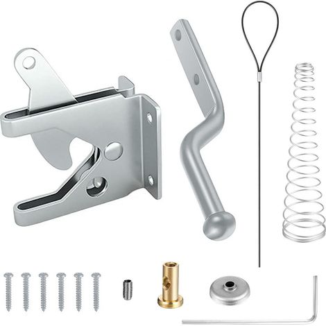 Loquet de Portail Jardin Verrouillage Automatique avec Ressort (1/5)