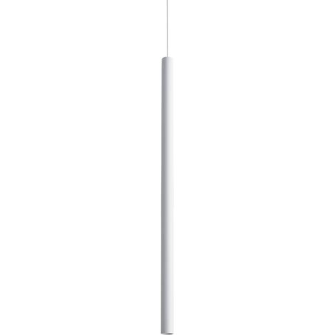 Ideal Lux LOOK Suspension extra-plate de 70 cm, blanche, 1 LED 1000 lm 3000 K