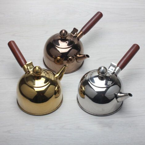 NALOOKAMIC  Cafetière Turque 500 ml Induction Poignée Petit Café Lait Thé Acier Inoxydable 304