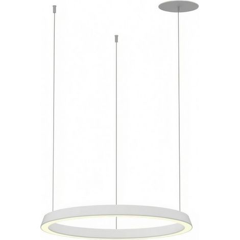 LEDS C4 Circular Luminaire LED encastré vers le bas de 62 cm, blanc domestique, 33 W, 4000 K, à gradation Dali