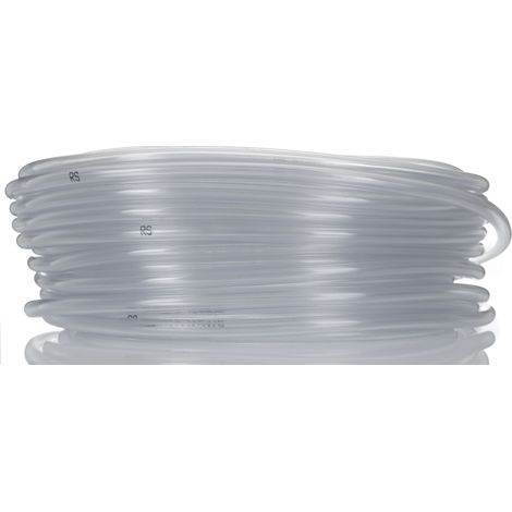 Tube flexible PVC, Ø 12mmx15mm, 25m, pour Alcool, Graisse, Huile, Pétrole, Solvant ( Prix pour 1 )