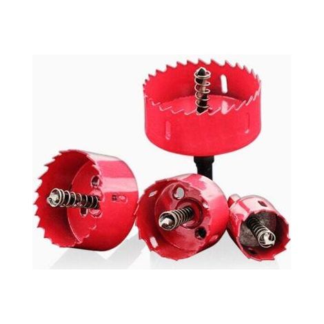 18mm M42 Hole Saw, Bi-Metal Hole Saw, Universal Hole Saw for Wood with Hexagonal Adapter for Iron, Aluminum, Drywall, Pipe, Plastic, Metals, 1 pc (1/4)