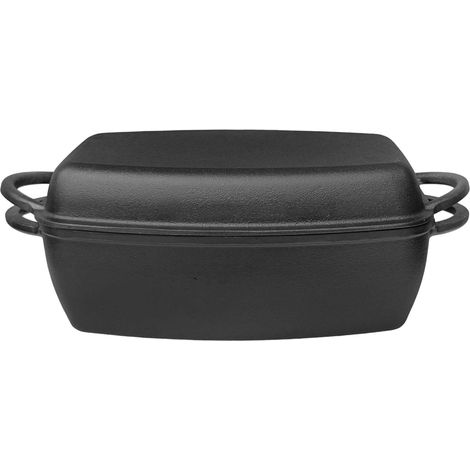 Teglia da forno in ghisa con griglia, 3,8 l, 31 cm, Krisberg KS-2570 (1/5)