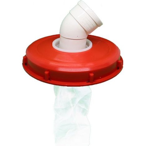 Couvercle IBC avec Filtre Nylon 245mm, Couvercle Cuve IBC Rouge (1/3)