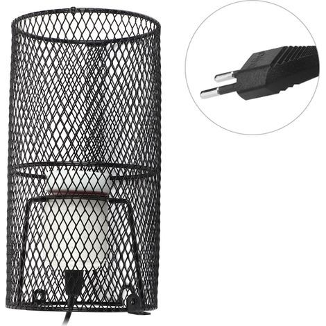 Lampe chauffante en céramique Zoternen pour reptiles avec support anti-chaleur pour tortues, lézards et serpents (1/5)