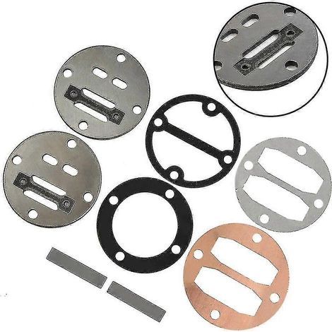 Joint d'étanchéité pour piston, cylindre, soupape, plaque, rondelles, entraxe 42 mm, raccord de pompe à air, accessoires pour compresseur d'air (1/5)