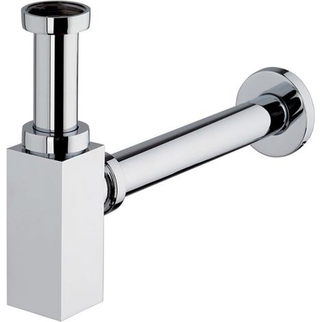 Sifón para muebles altos cuadrados