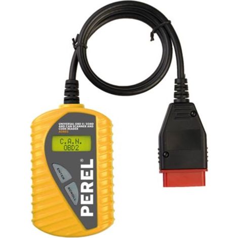 Perel – Lecteur de codes défauts OBD II EOBD – Diagnostic multilingue – Afficheur LCD rétroéclairé – Compatible véhicules 2000 et plus (1/4)