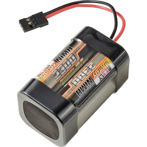 Reely Batterie réceptrice (NiMh) 4.8 V 2300 mAh Nombre de cellules: 4 LR6 (AA) bloc fiche JR femelle X599622 (1/2)
