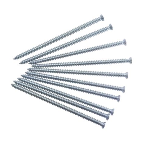 10 vis béton diam. 7,5 x long. 132 mm empreinte Torx T30 pour menuiserie PVC