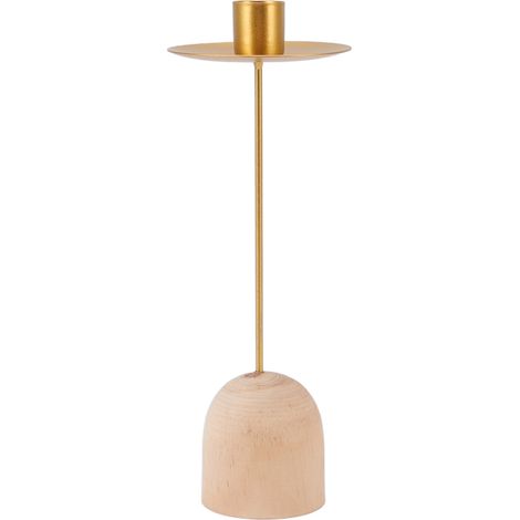 décoratifs en fer et bois support pour bougies de Noël