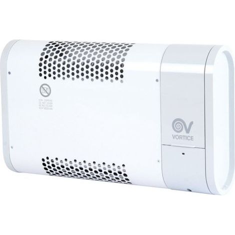 Vortice – Convecteur électrique 1000W avec thermostat – Surface d'action 20m² – Pour espaces confinés – Technologie Vortex