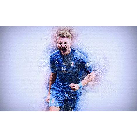 Papier peint panoramique Football - Joueur de Foot - 130 cm x 81 cm (1/2)