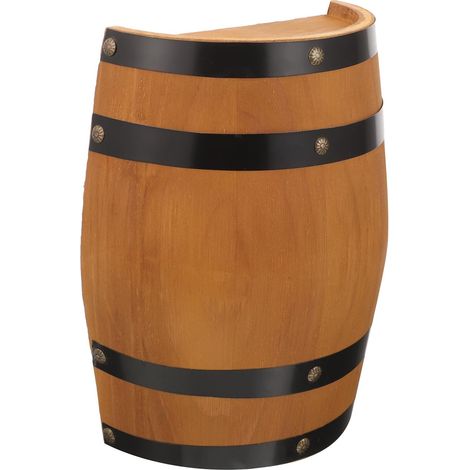 Décor de Demi-fût de Whisky en Bois Rétro Baril Artistique, Ornement Mural Unique et Travail Artisanal Détaillé, Décoration Murale de Tonneau Adaptée la Cave à Vin