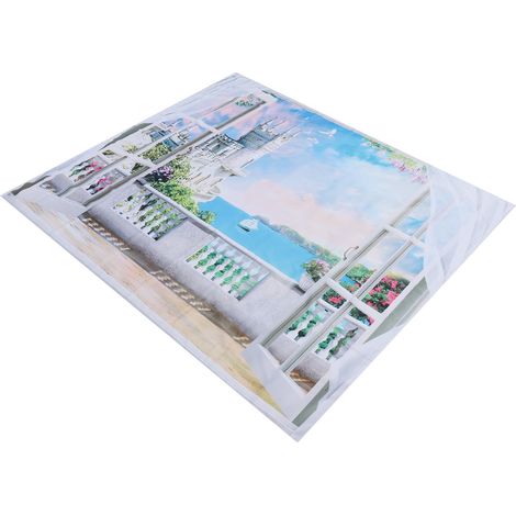 Tapisserie murale décorative pour la maison, serviette de plage, couverture de pique-nique, tapis, décoration murale 150 x 150 cm (1/5)