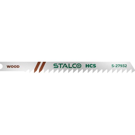 Lame per seghetto alternativo - legno 3,0 x 74 mm, manico B&D, set da 5 stalco S-27932
