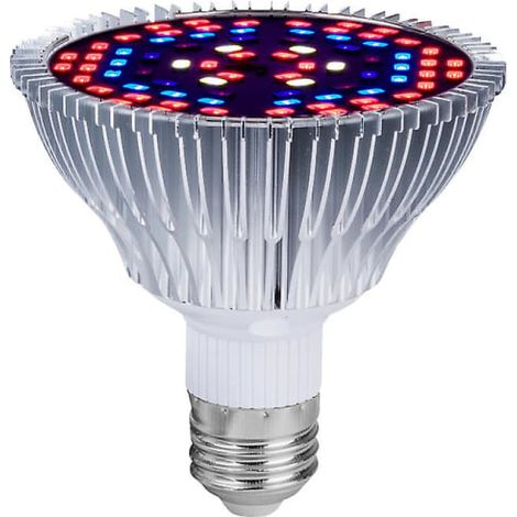 Lampe horticole 30W 40LED E27 à 7 longueurs d'onde AC 85-265V pour plantes, fleurs et légumes d'intérieur/serre/jardin-AquaForge