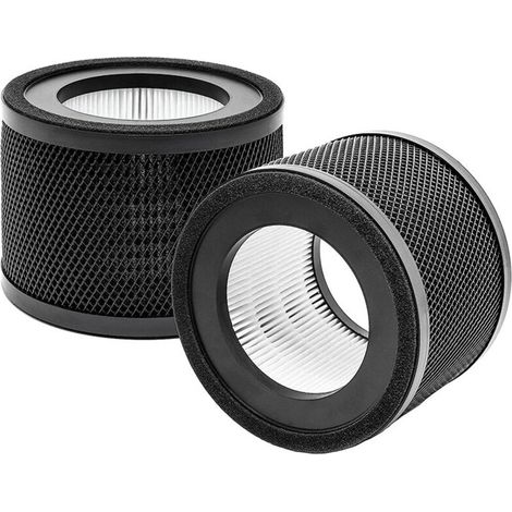 TT-AP001 Lot de 2 filtres de rechange, compatibles avec le purificateur d'air TaoTronics TT-AP001 et le purificateur d'air VAVA VA-EE014 (1/4)