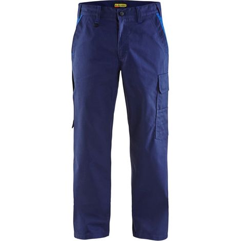 Pantaloni da lavoro industriali Blaklader 100% cotone Marina / Blu 56