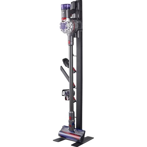 Support d'aspirateur, pour Dyson V6 V7 V8 V10 V11 V15, porte-aspirateur stable avec 6 crochets pour aspirateurs verticaux sans fil Dyson DC30 DC31 DC34 DC35 DC58 DC59 DC62 D74 et accessoires (1/5)