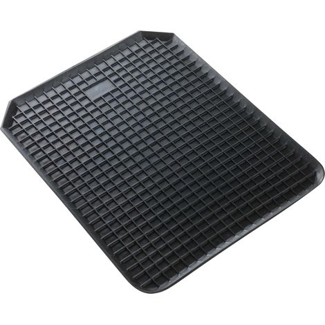 Gummimatte Randwaben, zuschneidbare Antirutschmatte-Auto 53x41 cm schwarz (1/5)