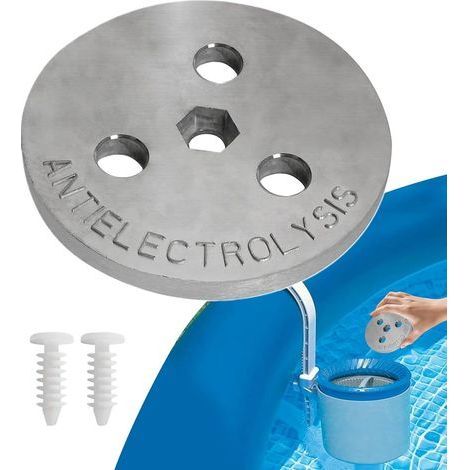 Poids pour skimmer de piscine - Empêche les paniers de skimmer de flotter. accessoire indispensable pour l'entretien de la piscine Poids durable pour paniers de skimmer. stabilisateur pour paniers (1/5)