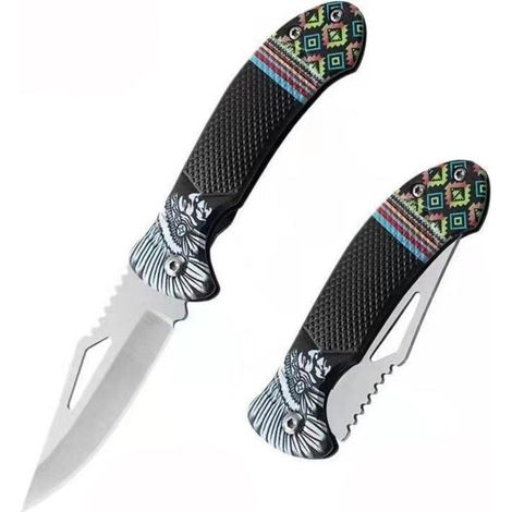 Klappmesser Edelstahl 4Cr13 für Camping, Wandern, Jagd, Geschenk für Männer