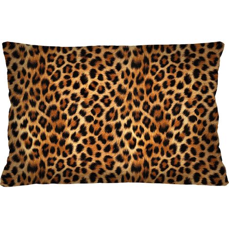 Coussin imprimé léopard 40x60 cm