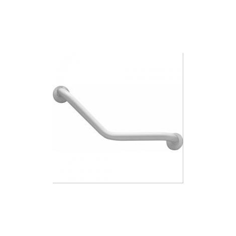 Barre d'appui coudée 135° Basic Delabie Ø32mm entraxe 400x400mm garantie 10 ans