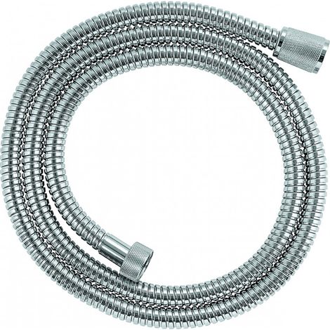 Grohe – Flexible de douche 150 cm – Inox chrome – Résistance à la pression jusqu'à 16 bars – Connexion universelle G 1/2' x 1/2' (1/3)