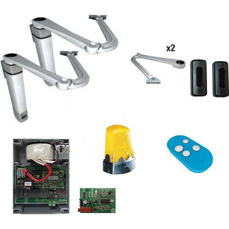 Kit automazione battente CAME STYLO-RME per ante da 1,8mt reversibile ZLXM 24V braccio snodato 8K01MB-016