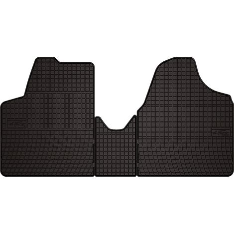 Alfombrillas de goma para coche: Citroën Jumpy II furgoneta de reparto (2007-2016) - negras, a medida