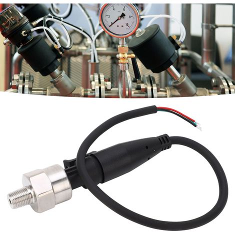 Capteur de pression en acier inoxydable 0,5-4,5 V, filetage 1/8 pouce, 27 NPT, convient aux applications d'eau, d'huile et de gaz. (1/5)